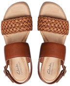 Clarks Seannah Step Woven Strap Clog-Style Platform Sandals 
