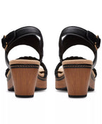 Clarks Seannah Step Woven Strap Clog-Style Platform Sandals 