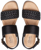 Clarks Seannah Step Woven Strap Clog-Style Platform Sandals 