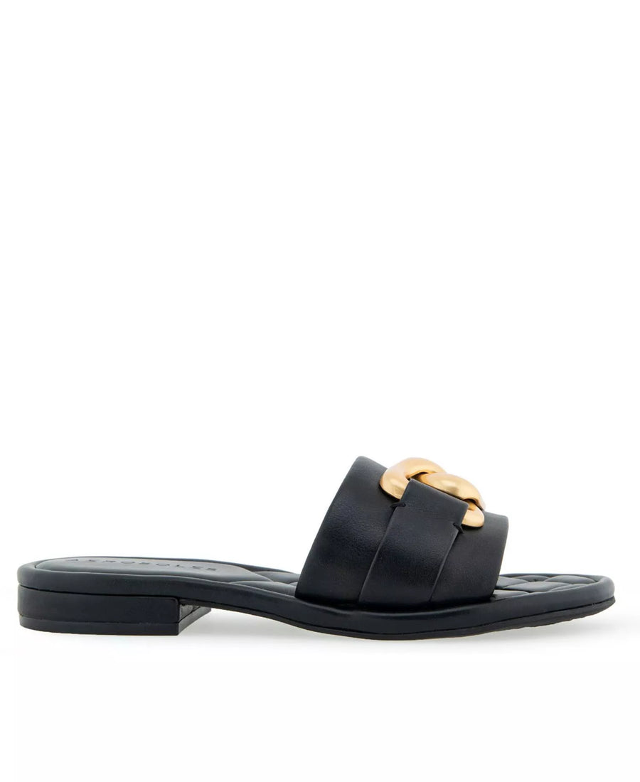 Aerosoles Women's Big Charm Slide Open Toe Sandals