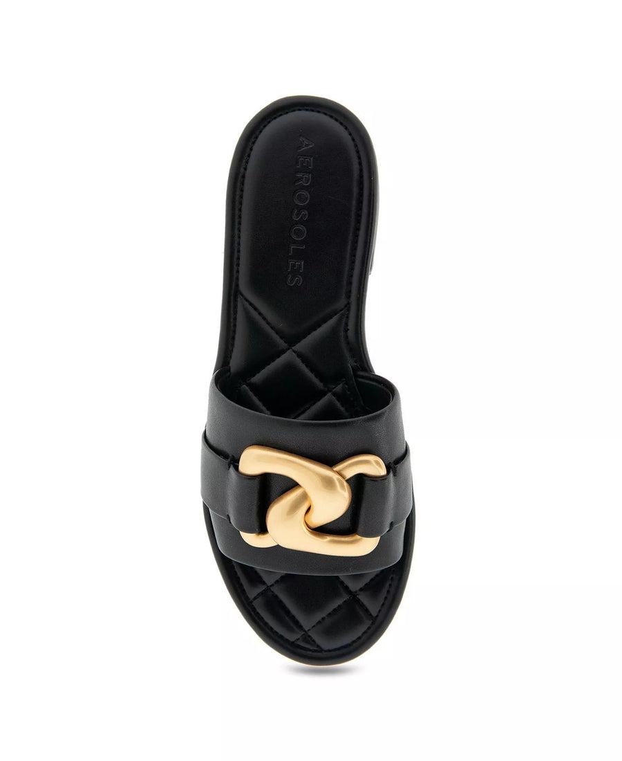 Aerosoles Women's Big Charm Slide Open Toe Sandals