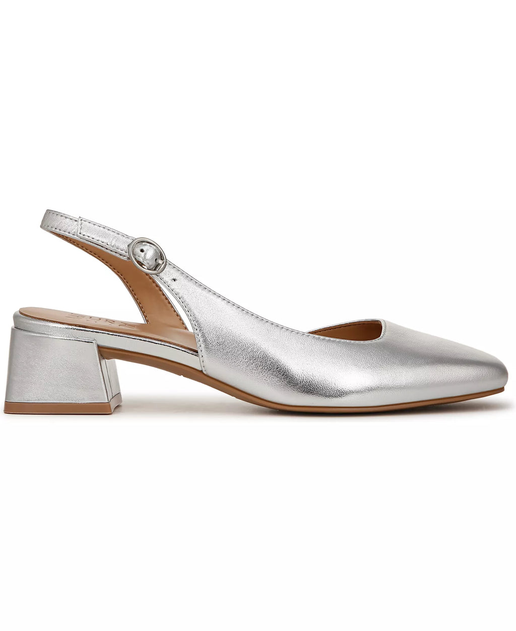 Naturalizer Women's Jayla Mid-Heel Square Toe Slingback Pumps