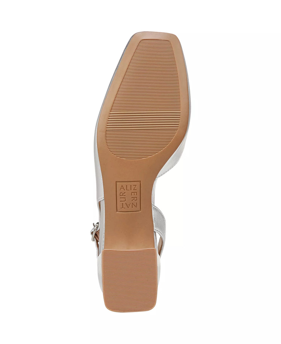 Naturalizer Women's Jayla Mid-Heel Square Toe Slingback Pumps