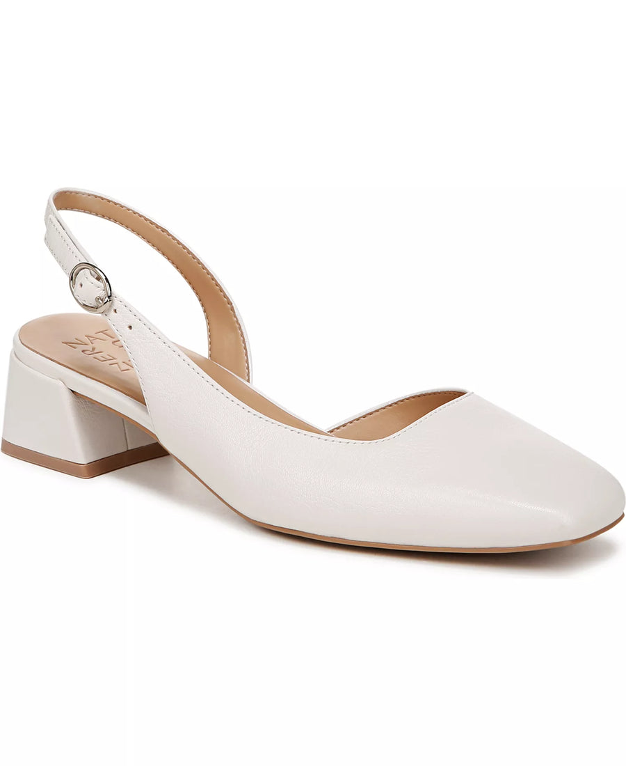 Naturalizer Women's Jayla Mid-Heel Square Toe Slingback Pumps