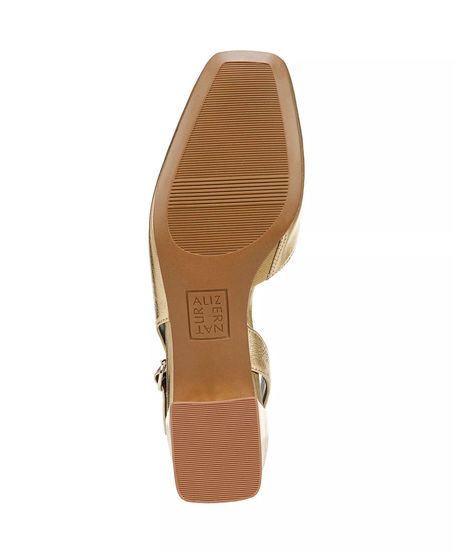 Naturalizer Women's Jayla Mid-Heel Square Toe Slingback Pumps