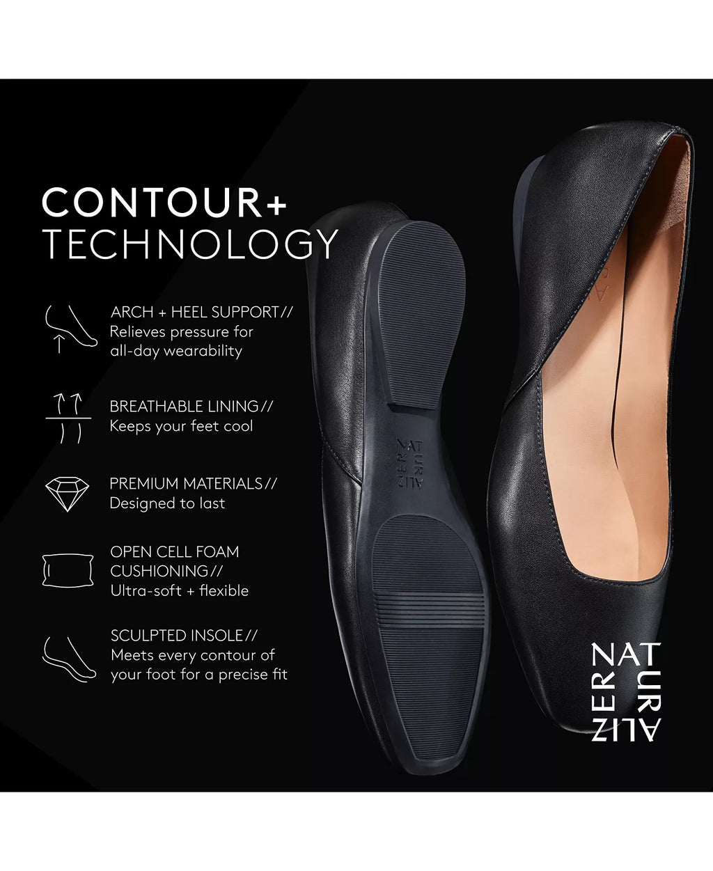 Naturalizer Women's Connie Slingback Mary Jane Flats