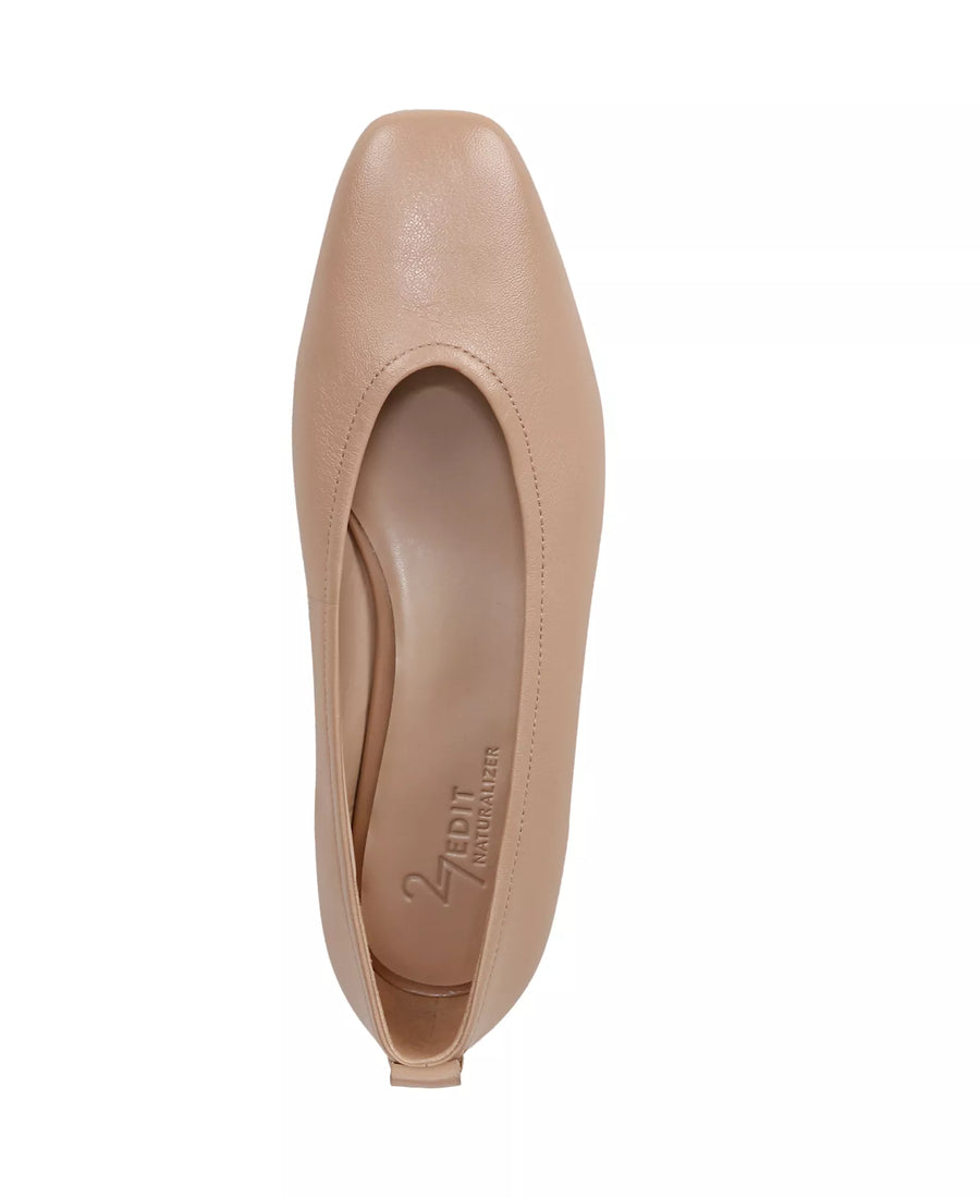 Naturalizer Women's Carla Square Toe Ballet Flats