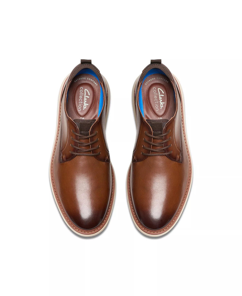 Clarks Collection Men's Brantin Plain Toe Dress Casual Shoes