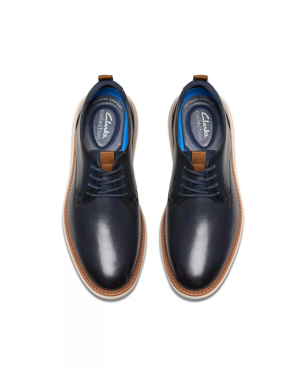 Clarks Collection Men's Brantin Plain Toe Dress Casual Shoes