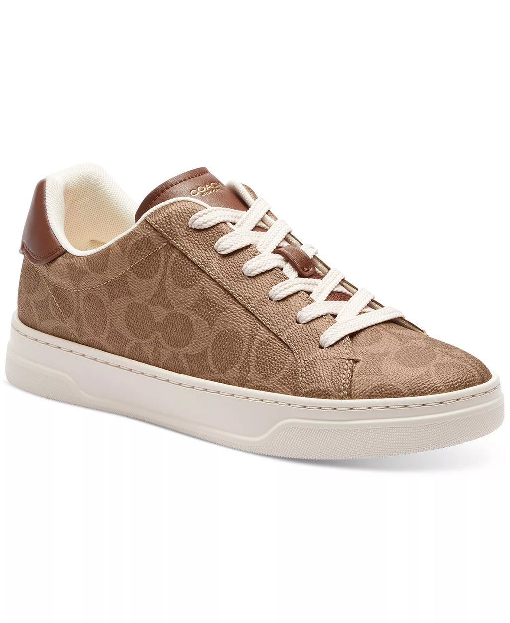 Coach Women's High Line Update Signature Canvas Lace-Up Sneakers