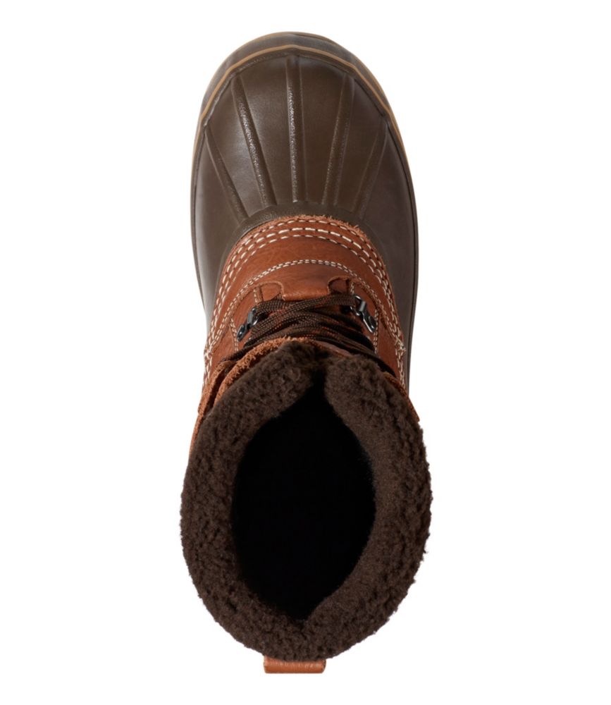 Men'S L.L.Bean Snow Boots With Tumbled Leather