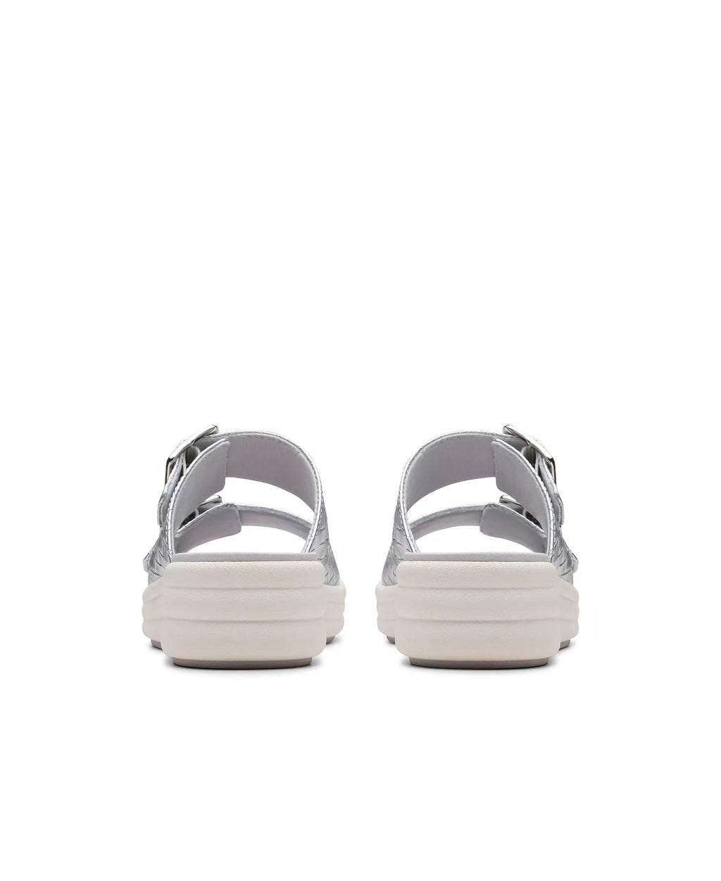 Clarks Women's Drift Buckle Slip-On Slide Wedge Sandals