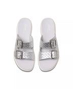Clarks Women's Drift Buckle Slip-On Slide Wedge Sandals