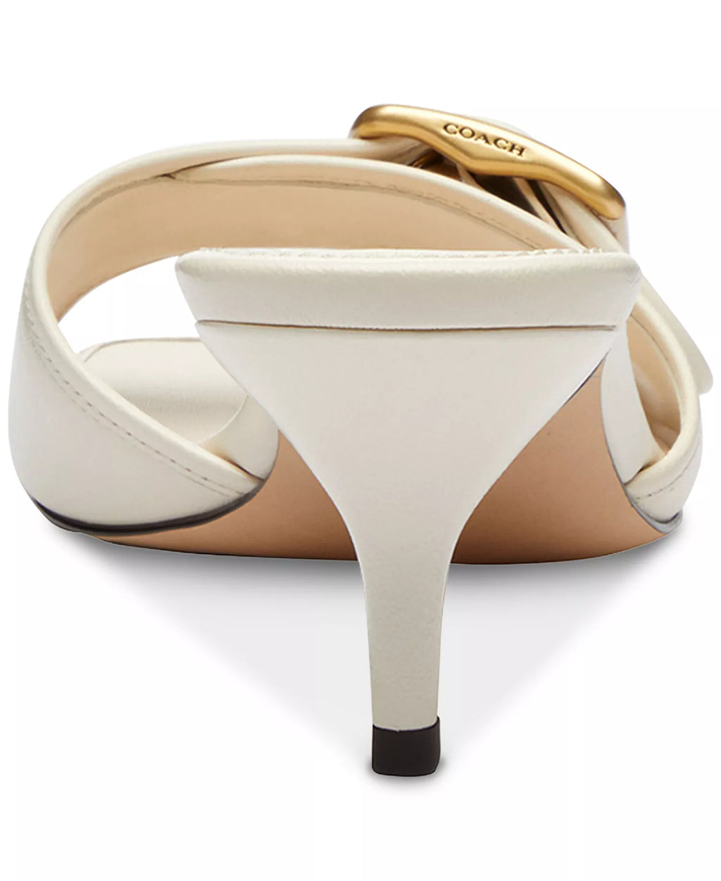 Coach Women's Margot Slip-On Kitten Heel Sandals