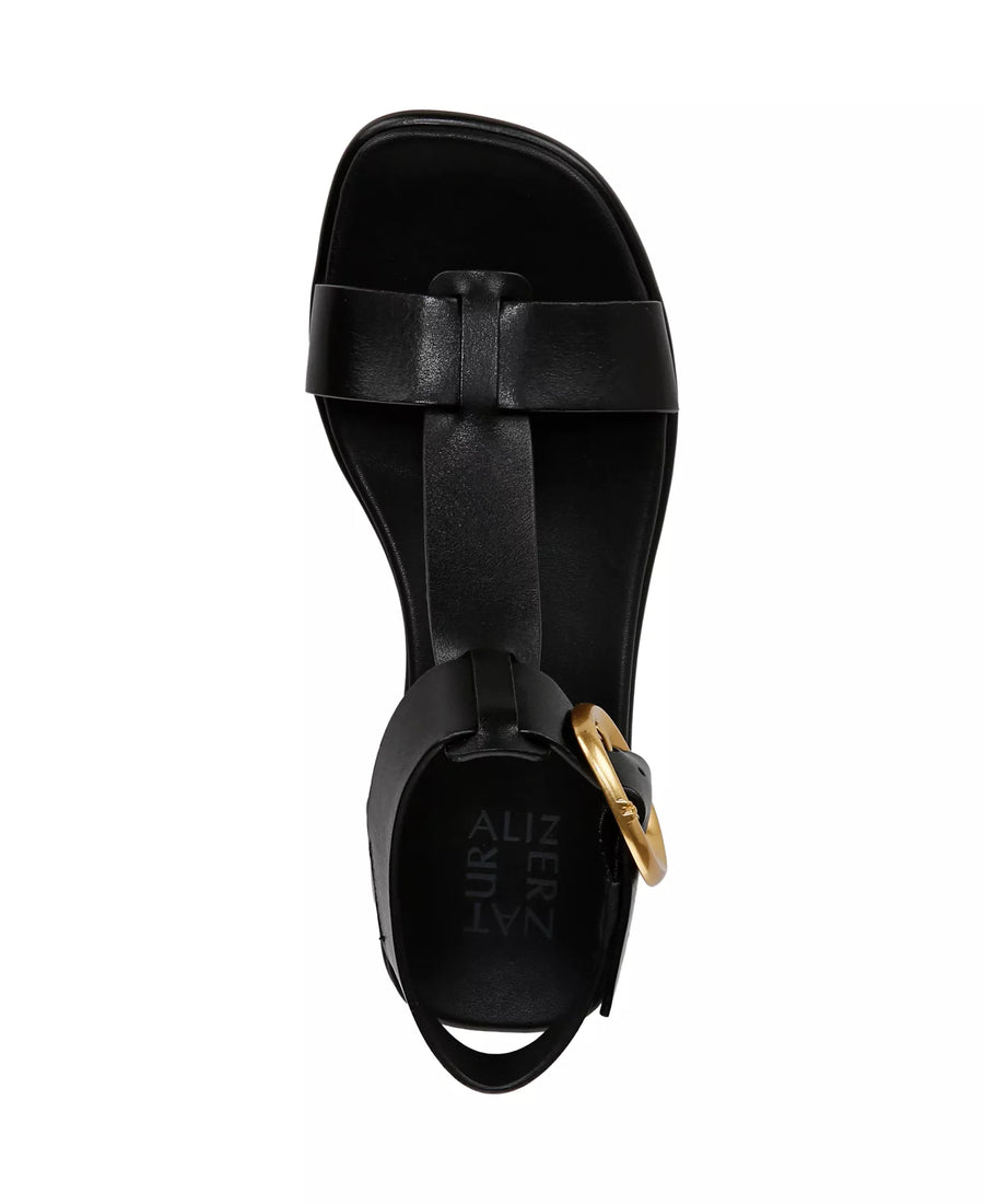 Naturalizer Women's Brandy T-Strap Block Heel Sandals