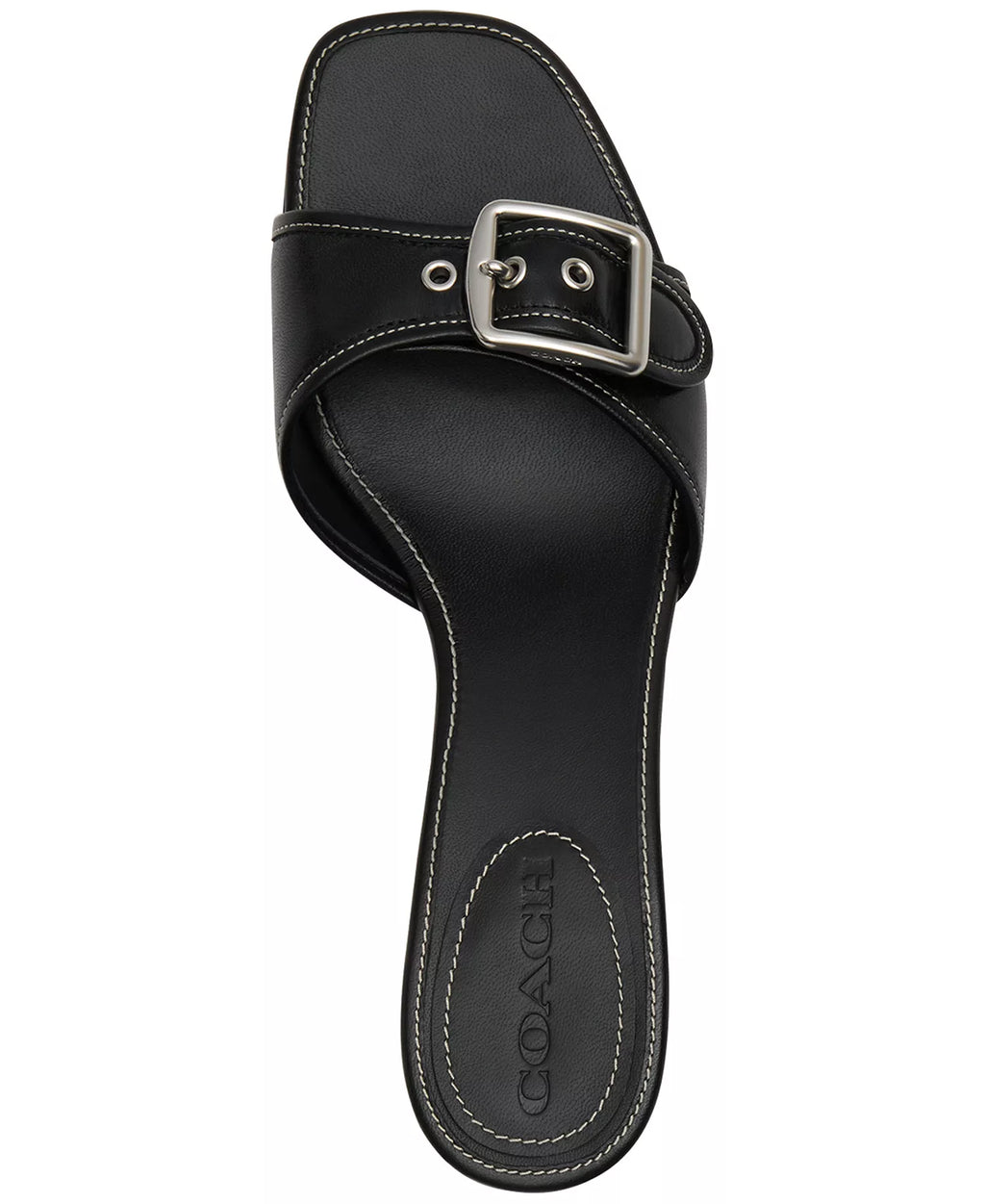 Coach Women's Margot Slip-On Kitten Heel Sandals