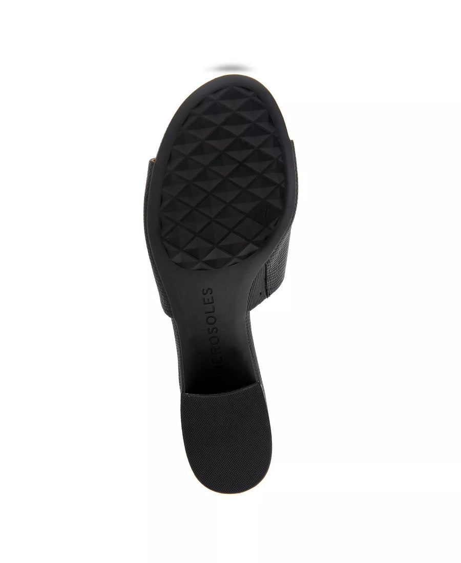 Aerosoles Women's Como Round Toe Slide Sandals