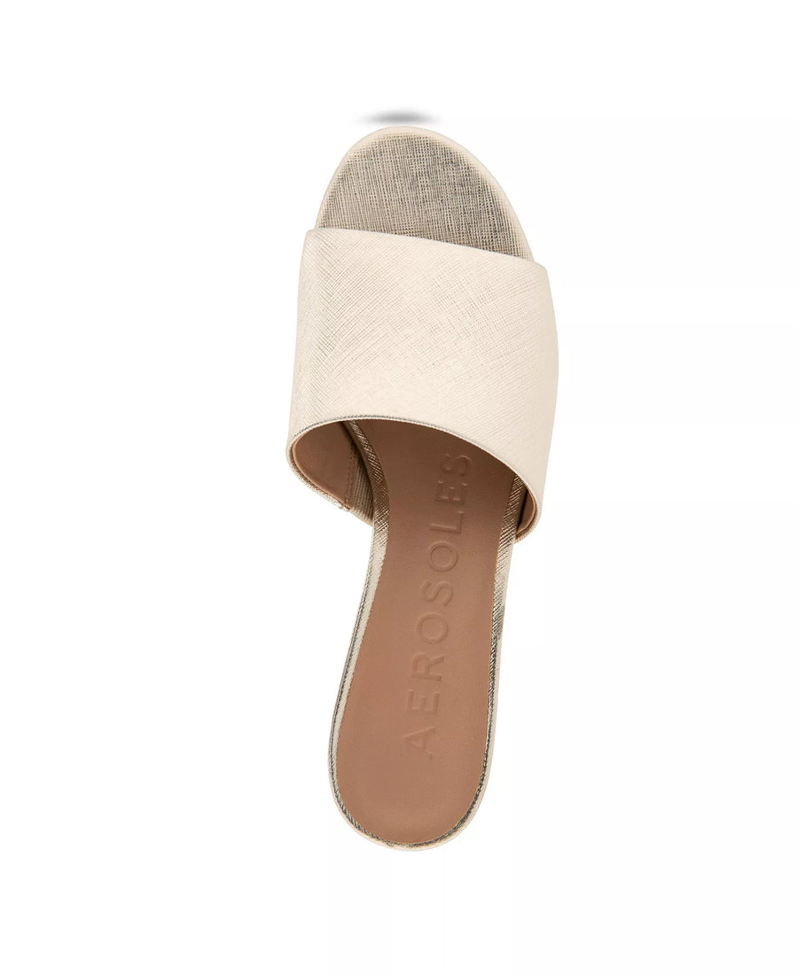 Aerosoles Women's Como Round Toe Slide Sandals