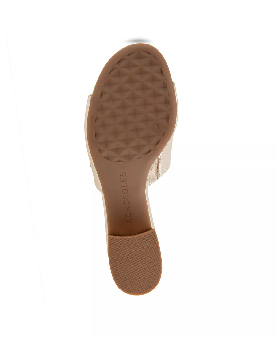 Aerosoles Women's Como Round Toe Slide Sandals