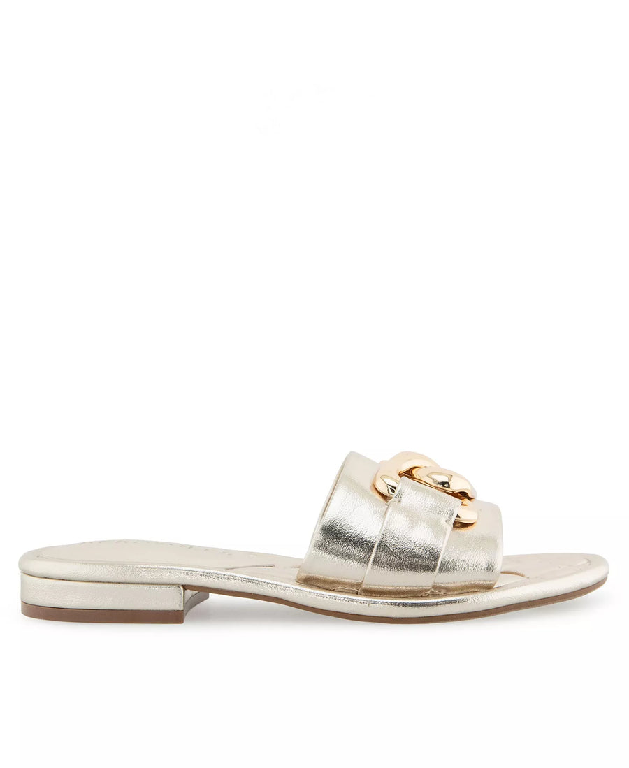 Aerosoles Women's Big Charm Slide Open Toe Sandals