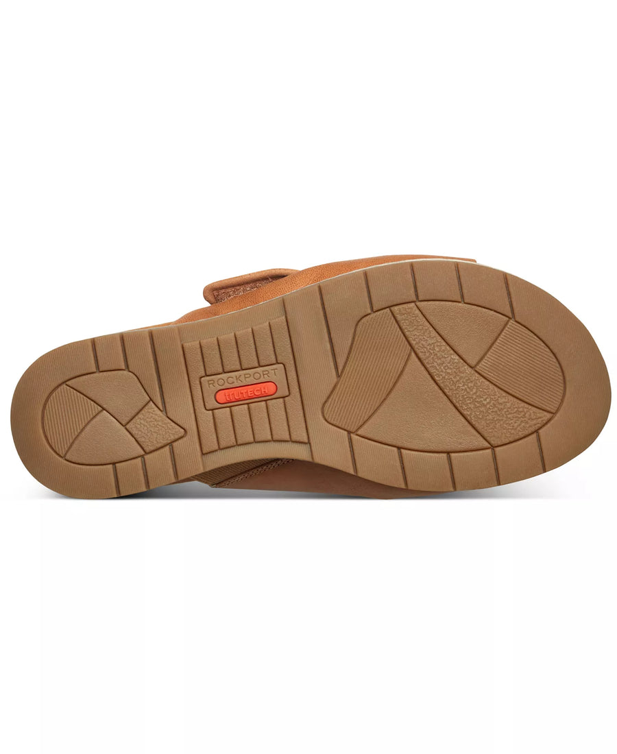 Rockport Women's Zova Bow Flat Slip-On Footbed Sandals