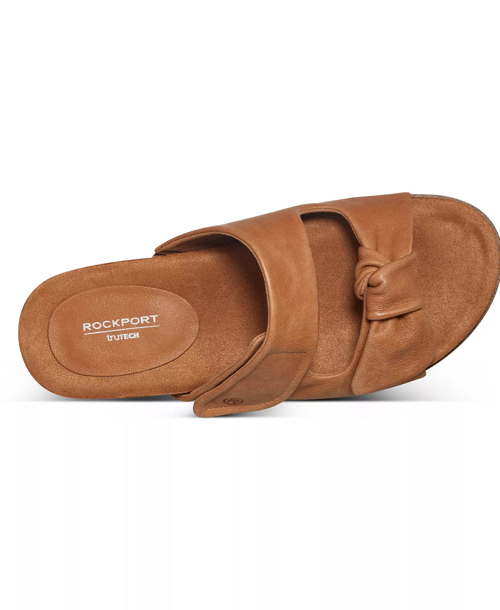 Rockport Women's Zova Bow Flat Slip-On Footbed Sandals