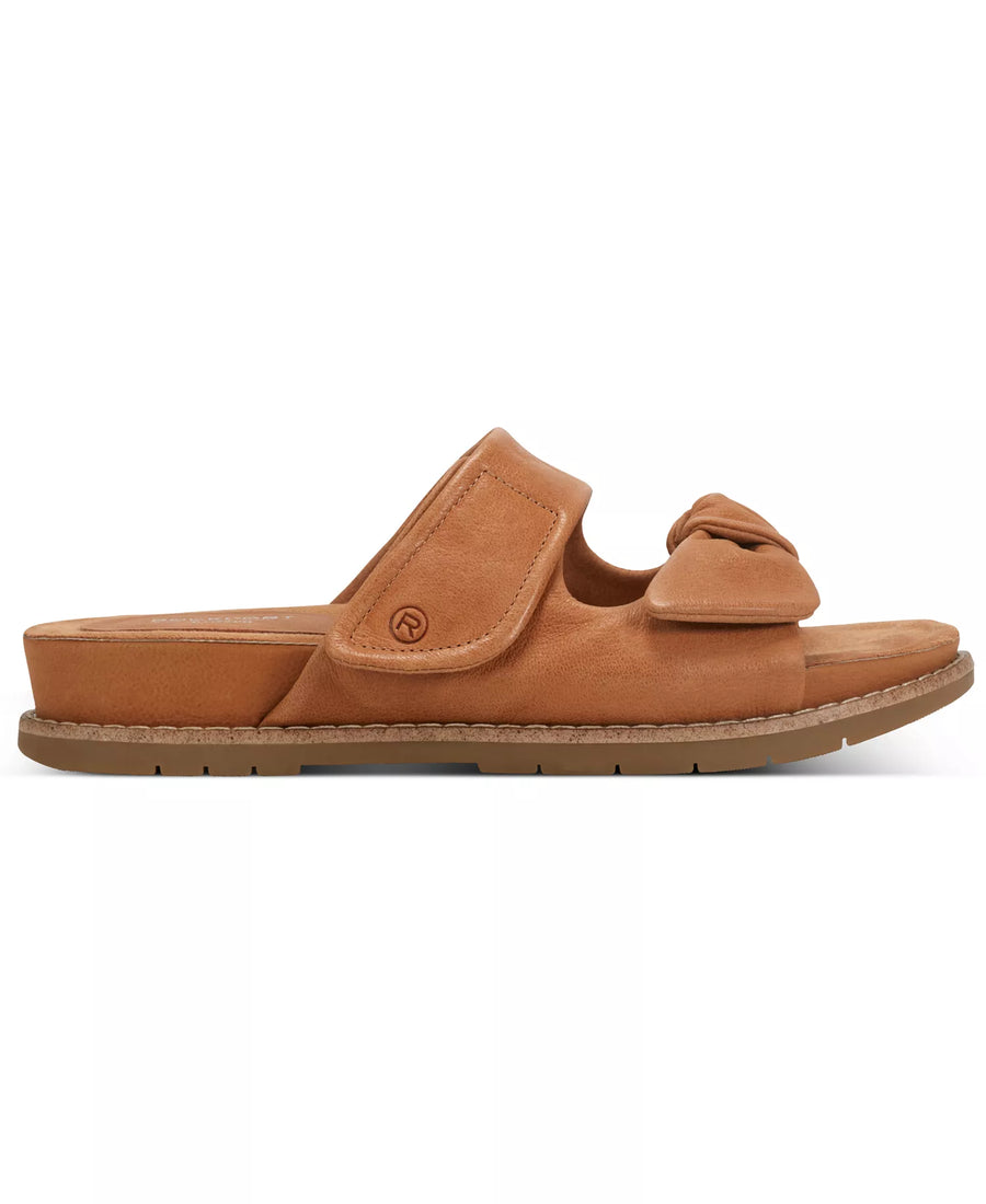 Rockport Women's Zova Bow Flat Slip-On Footbed Sandals