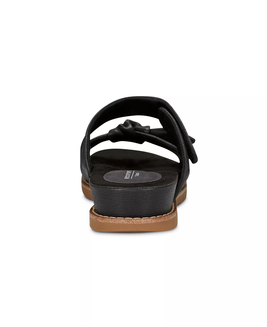 Rockport Women's Zova Bow Flat Slip-On Footbed Sandals