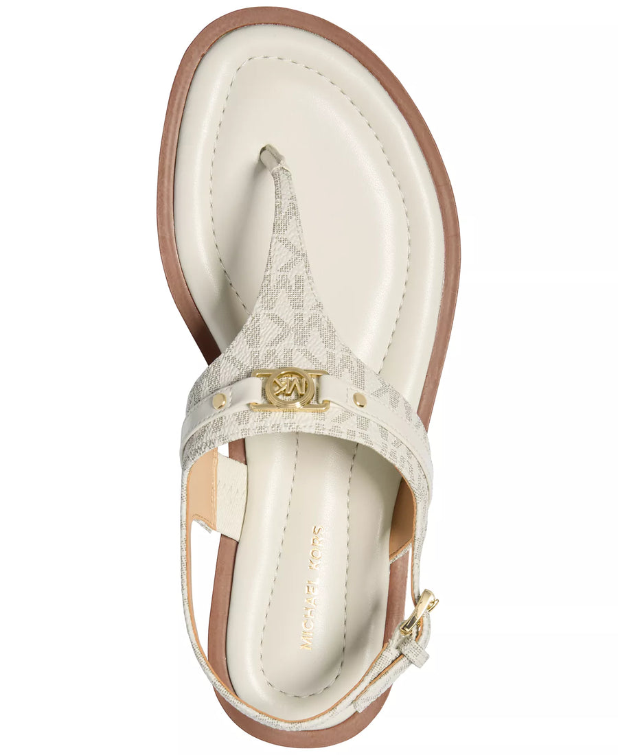 Michael Kors Michael Kors Women's Mandy Logo Slingback Thong Sandals