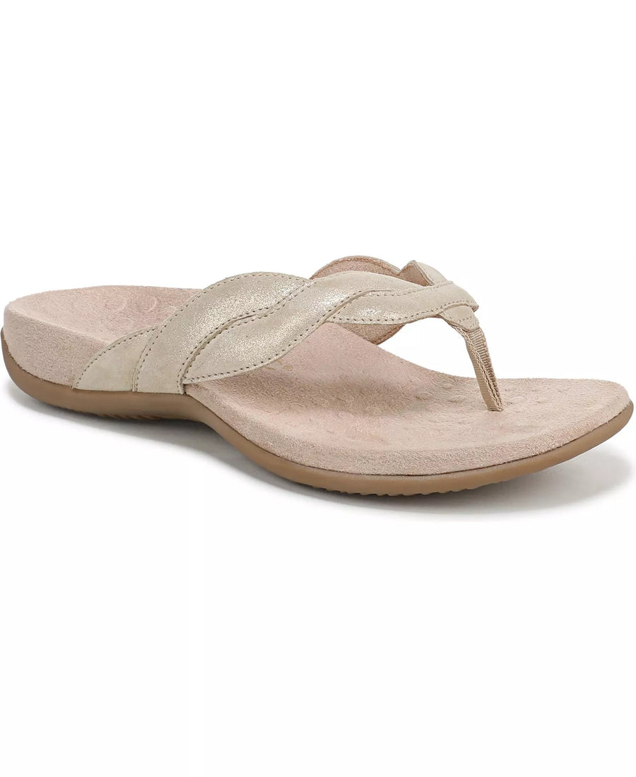 Vionic Women's Bella Braid Thong Sandals