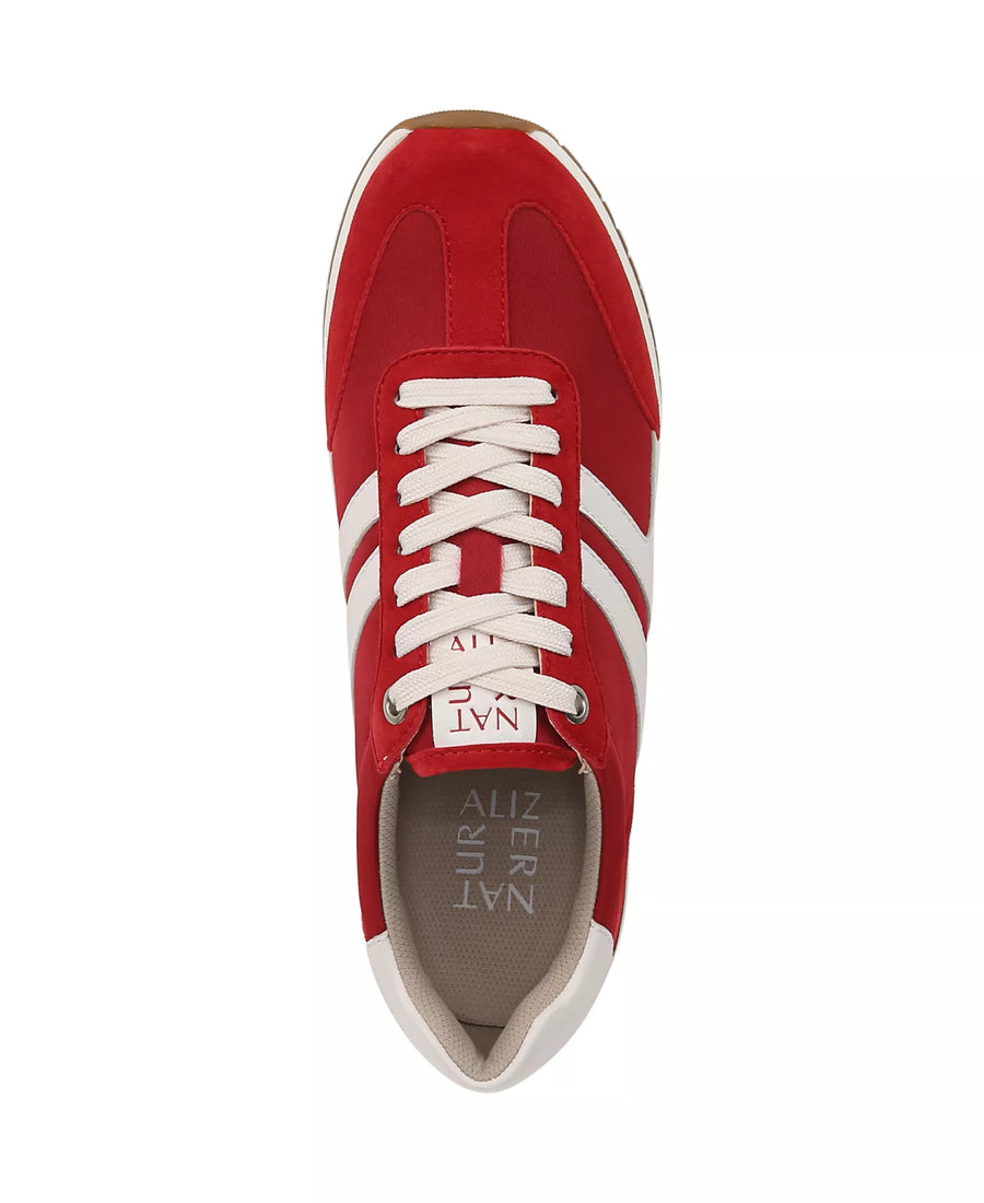 Naturalizer Women's Lorena Closed Round Toe Lace Up Sneakers