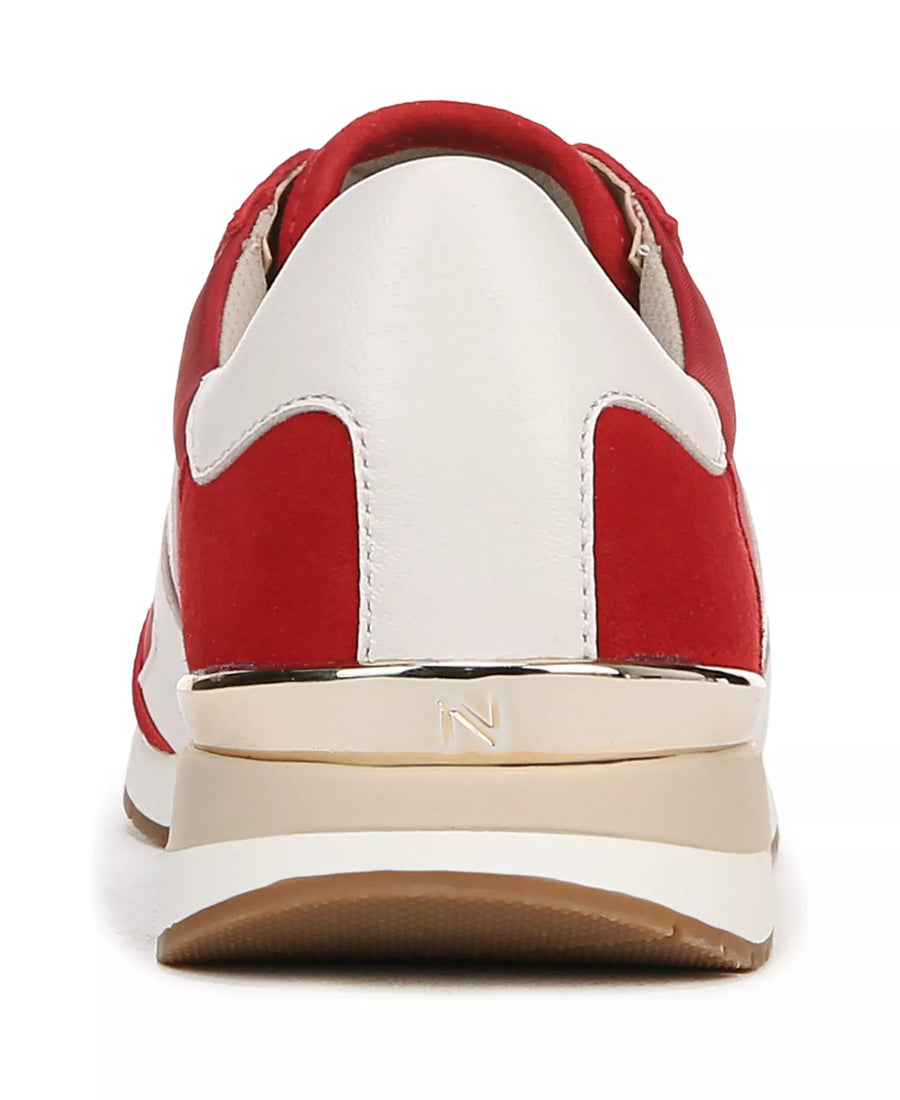 Naturalizer Women's Lorena Closed Round Toe Lace Up Sneakers