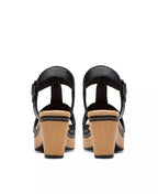 Clarks Seannah Madi Clog-Style Wedge T-Strap Sandals