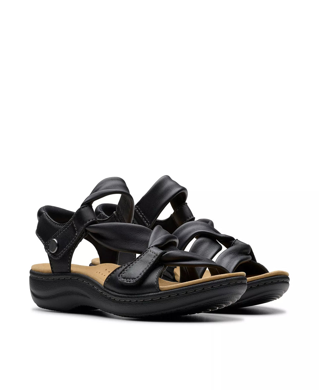 Clarks Collection Women's Laurieann Bell Round Toe Flat Sandals