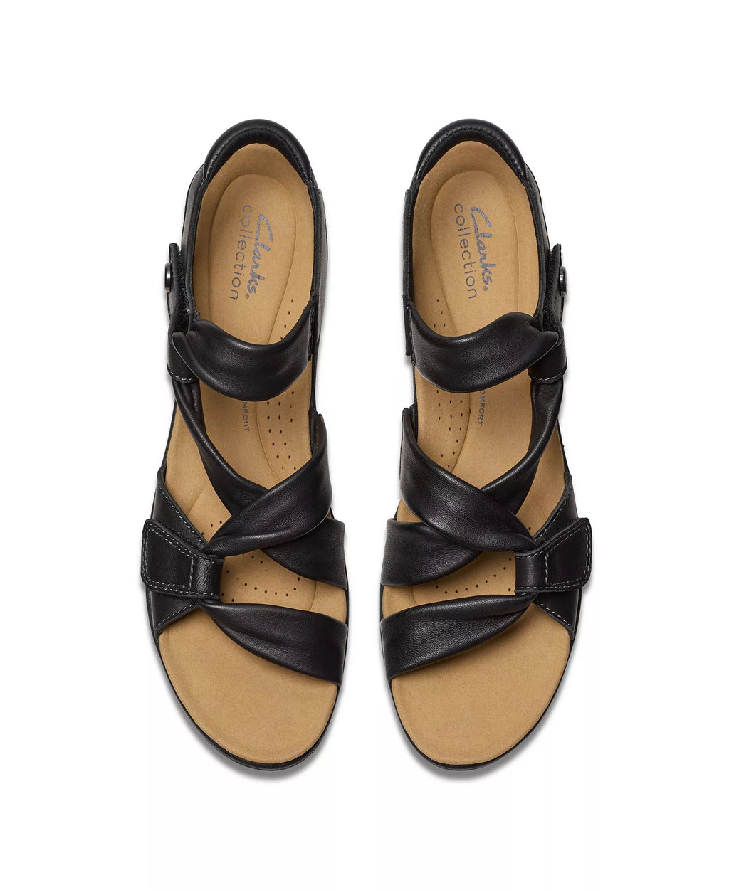 Clarks Collection Women's Laurieann Bell Round Toe Flat Sandals