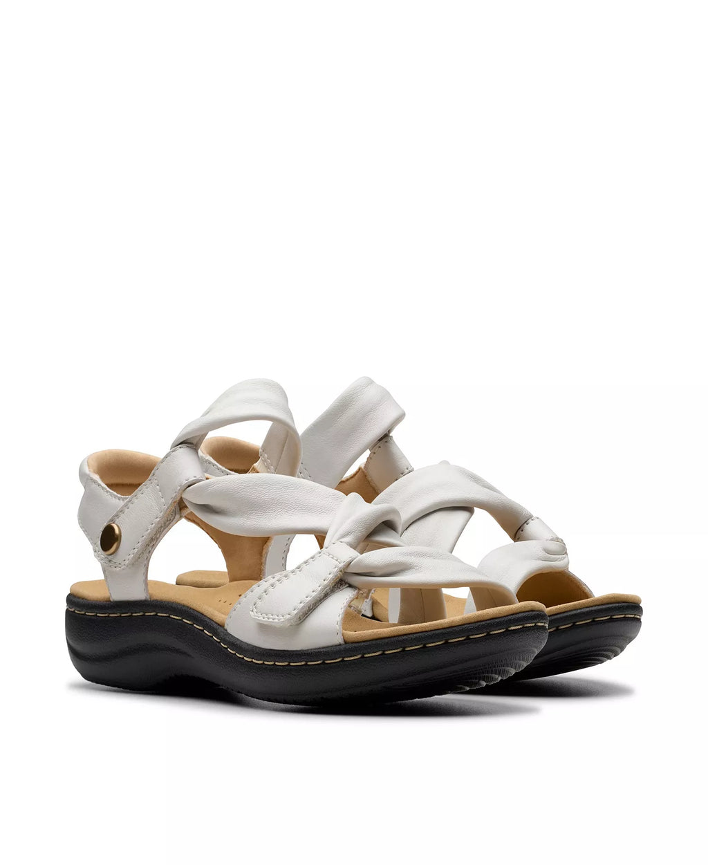 Clarks Collection Women's Laurieann Bell Round Toe Flat Sandals