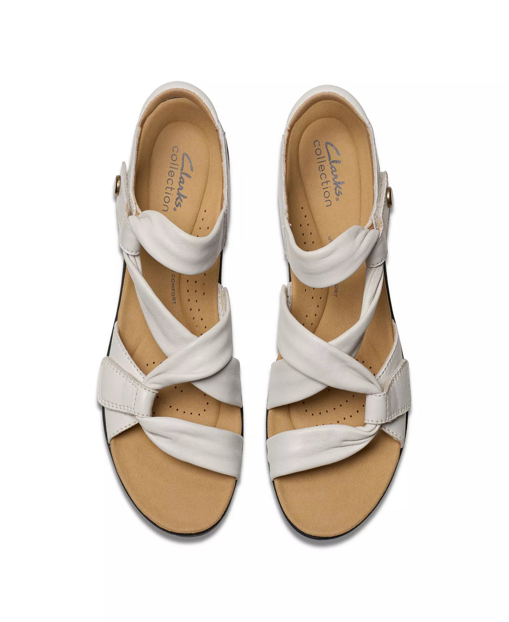 Clarks Collection Women's Laurieann Bell Round Toe Flat Sandals
