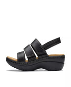 Clarks Merliah2 Bali Wedge Leather Casual Sandals