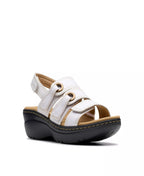 Clarks Merliah2 Bali Wedge Leather Casual Sandals