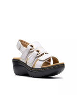 Clarks Merliah2 Bali Wedge Leather Casual Sandals