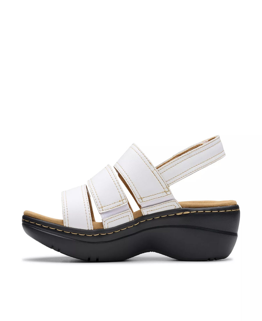 Clarks Merliah2 Bali Wedge Leather Casual Sandals