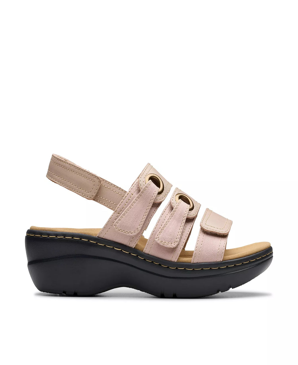 Clarks Merliah2 Bali Wedge Leather Casual Sandals