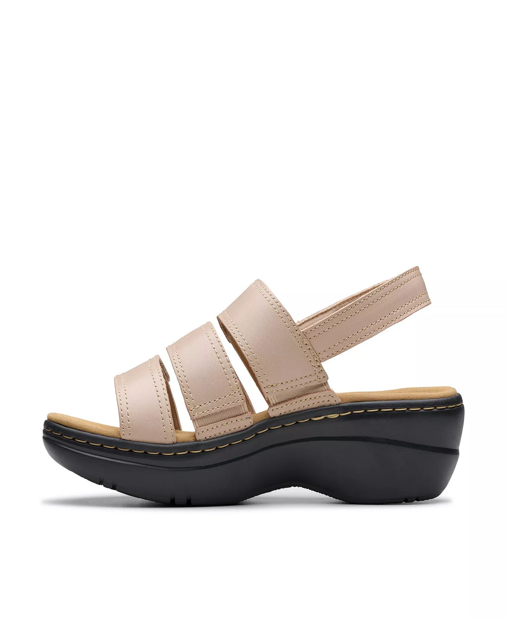 Clarks Merliah2 Bali Wedge Leather Casual Sandals