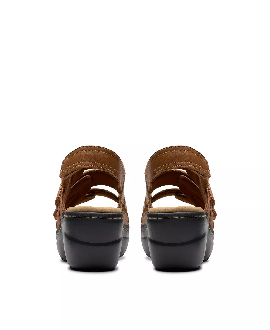 Clarks Merliah2 Bali Wedge Leather Casual Sandals