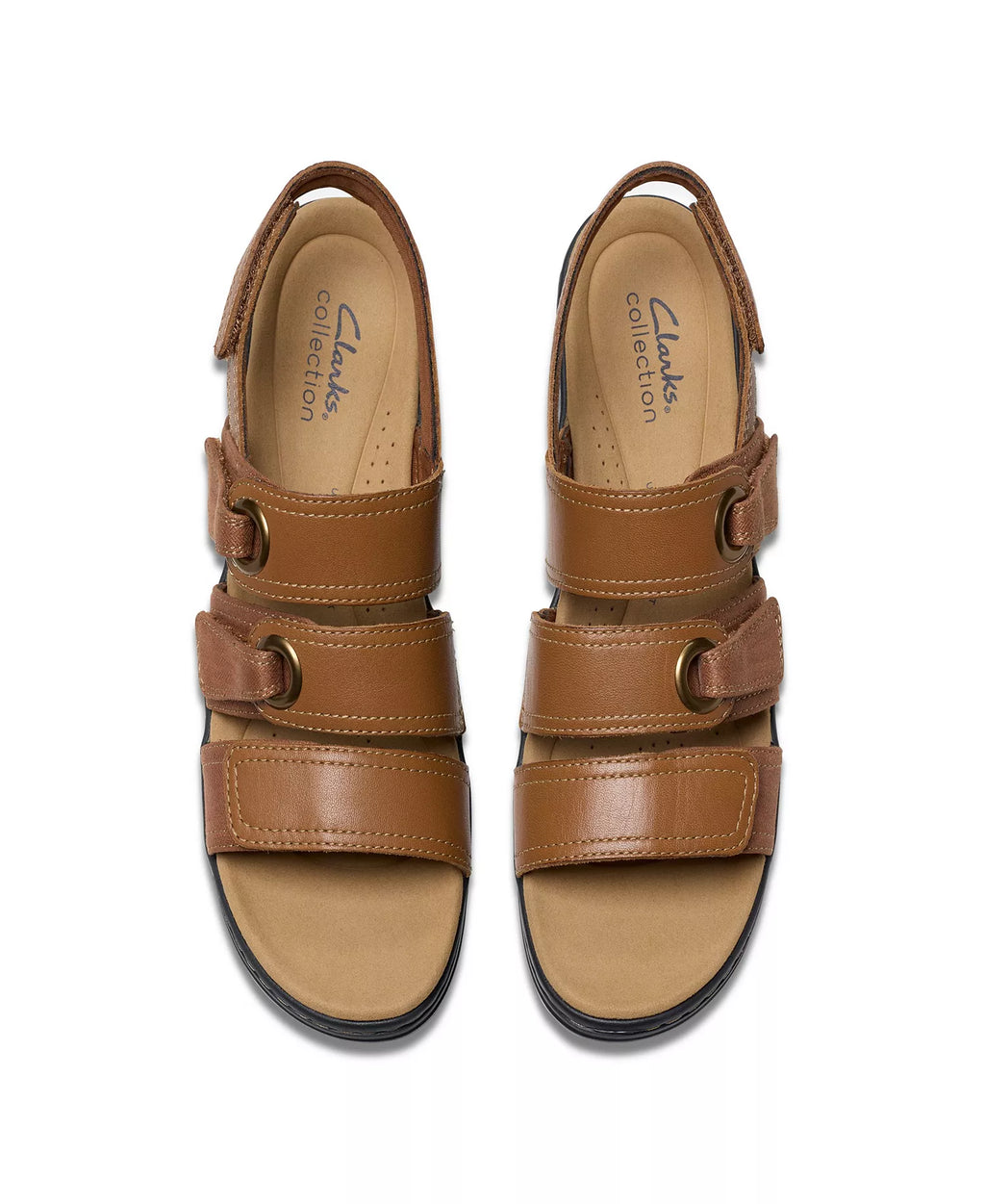 Clarks Merliah2 Bali Wedge Leather Casual Sandals