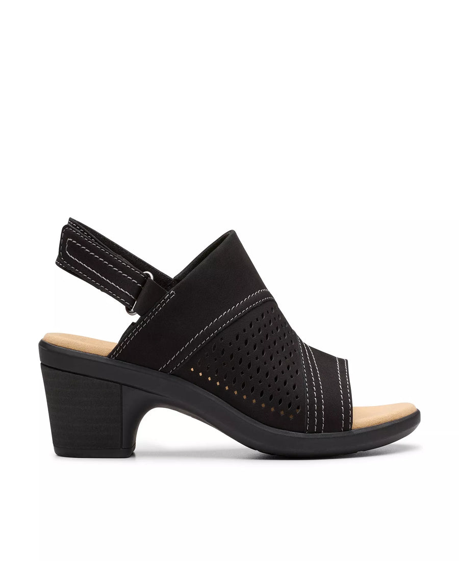Clarks Collection Emily2 Mist Block Heel Sandals