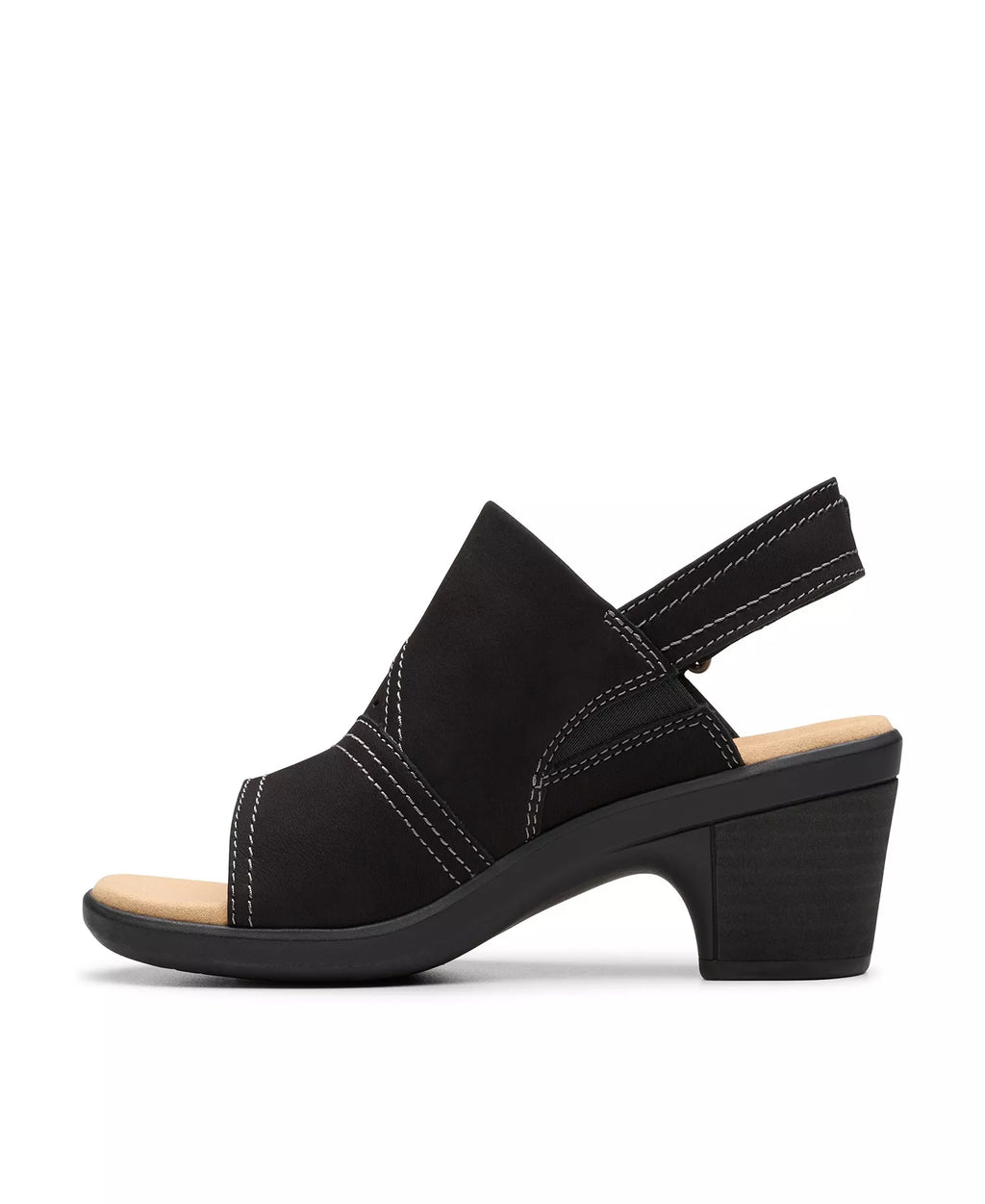 Clarks Collection Emily2 Mist Block Heel Sandals