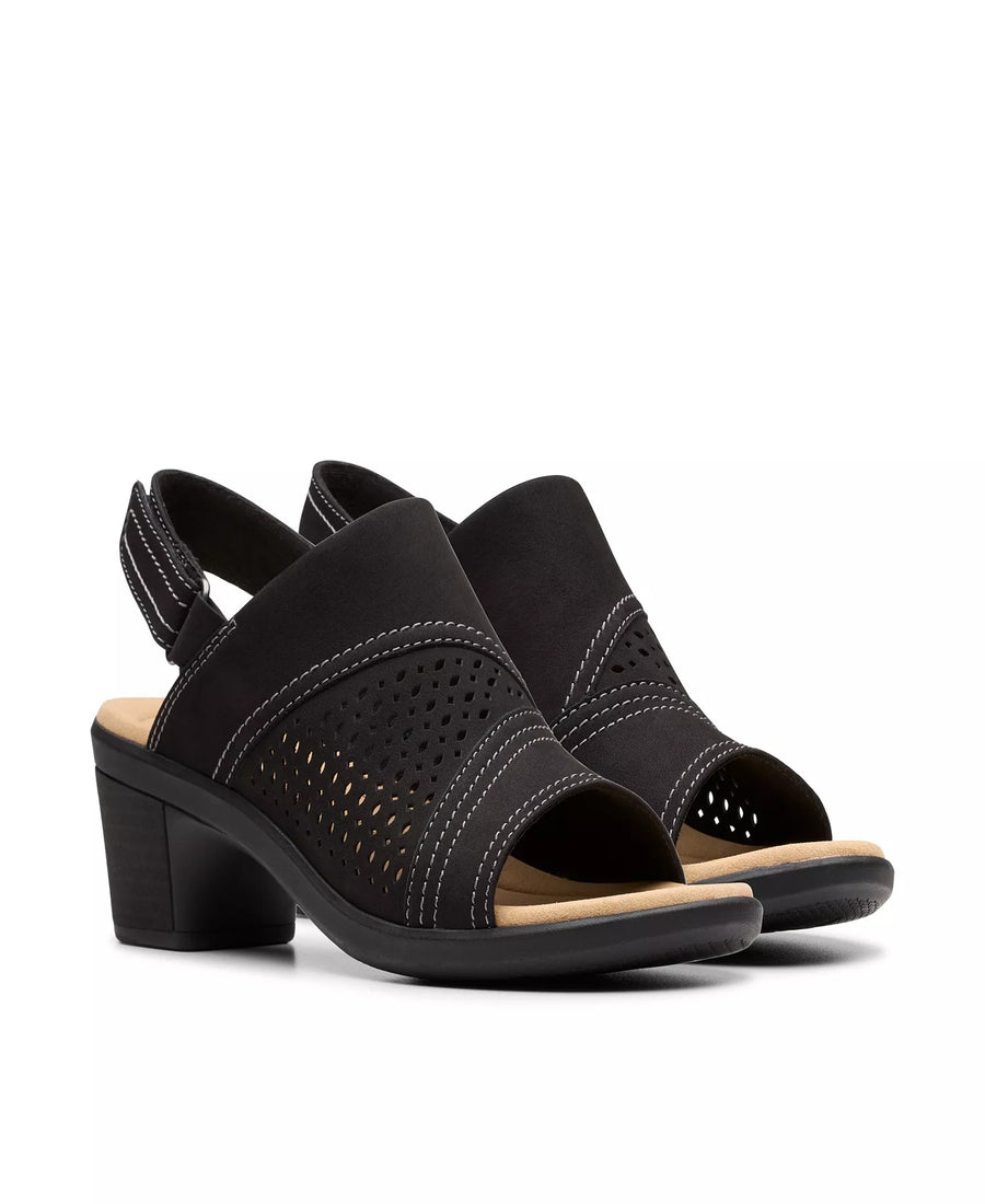 Clarks Collection Emily2 Mist Block Heel Sandals