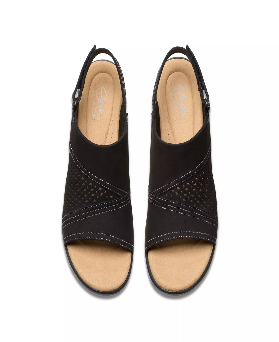 Clarks Collection Emily2 Mist Block Heel Sandals