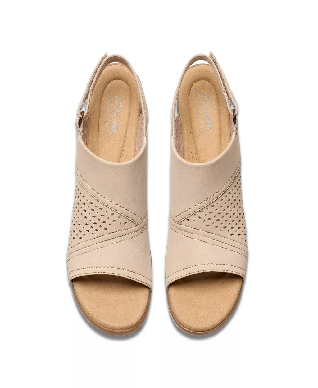 Clarks Collection Emily2 Mist Block Heel Sandals